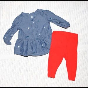 Carter’s baby girl outfit